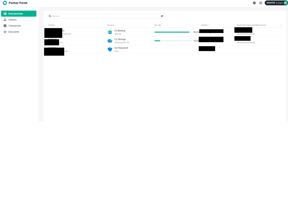 Synology C2, Backup Personal