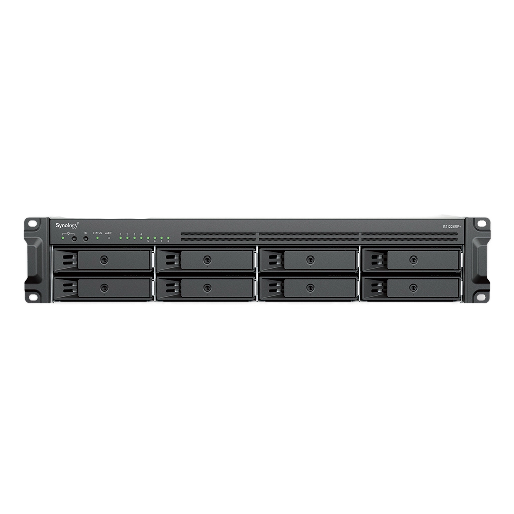 Synology RackStation RS1226+: Almacenamiento 2U versátil para PYMEs ágiles.
