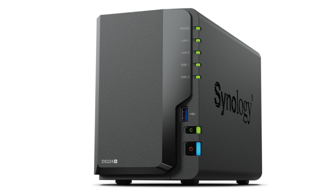 Synology DS224+, Servidor NAS para 2 discos duros, nivel PYME
