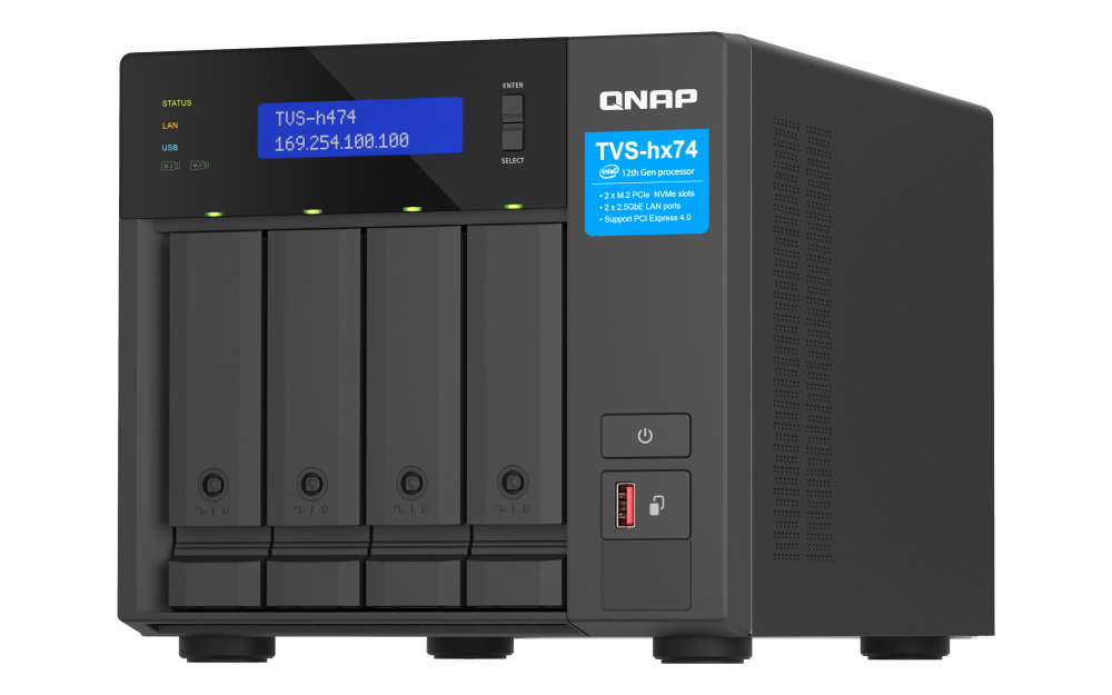 QNAP TVS-h474-PT-8G-US (Sin Discos)