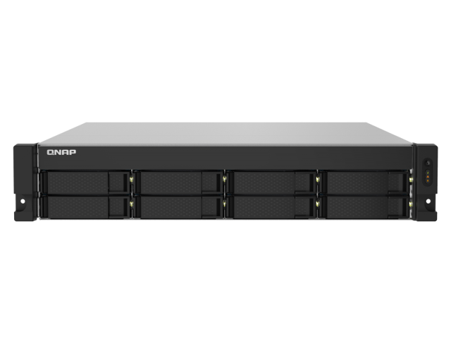 Servidor NAS QNAP TS-832PXU-RP 8 Bahías - Montaje en Rack y Fuente Redundante