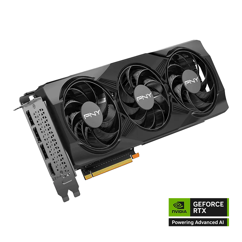 PNY GEFORCE RTX5070 12GB Tarjeta gráfica PNY GeForce RTX 5070 Triple Fan OC 12G (VCG507012TFXPB1)