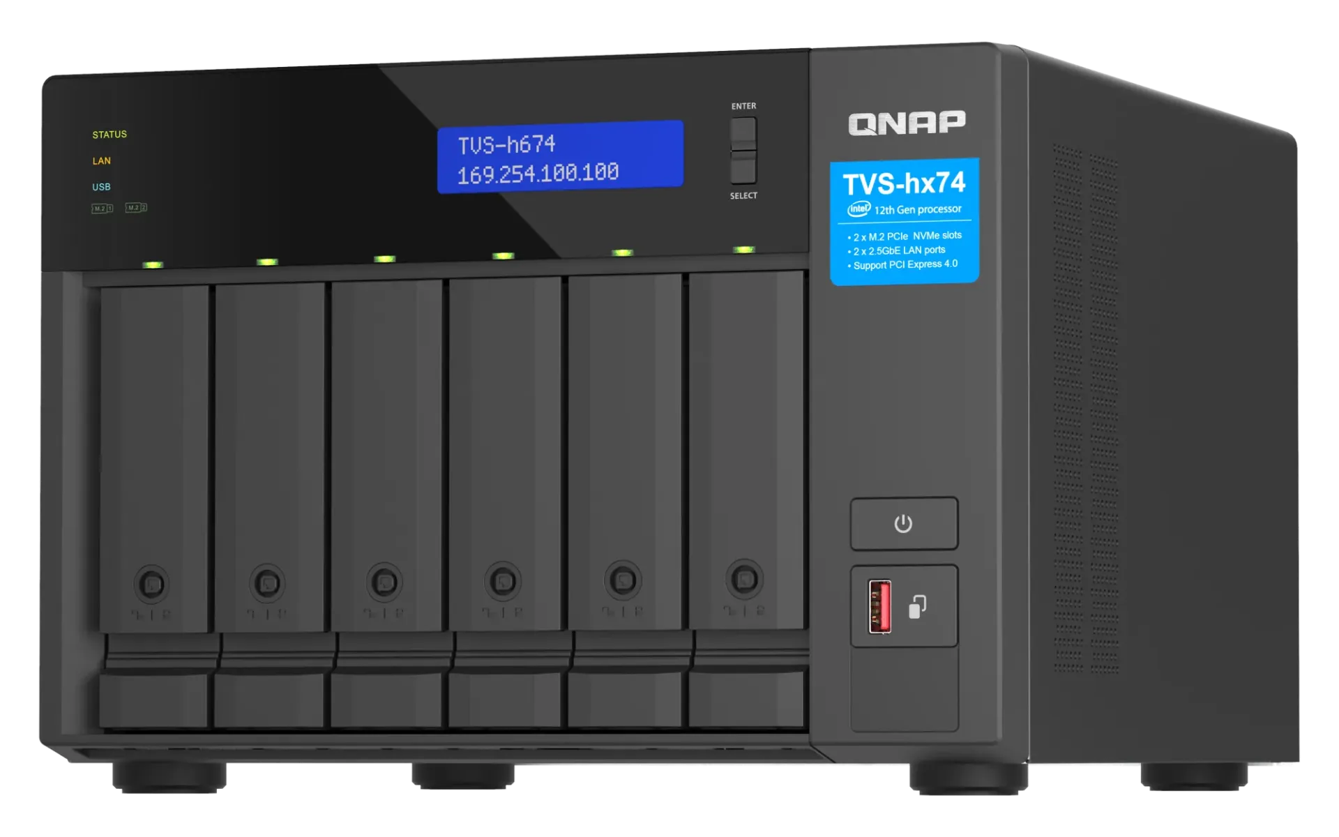 QNAP TVS-H674-I3-16G-US (Sin Discos)