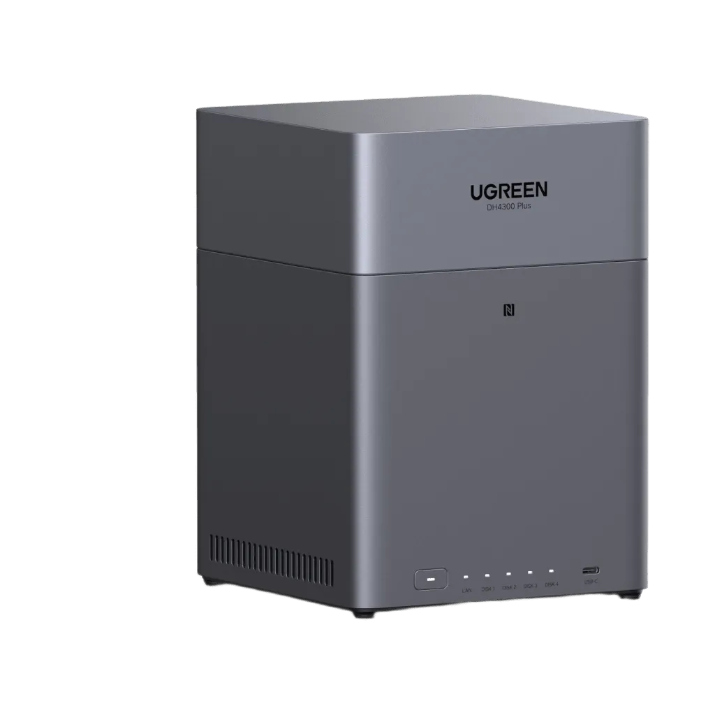 Ugreen NAS DH4300 Plus - Incomparable en potencia para el hogar y oficina pequeña