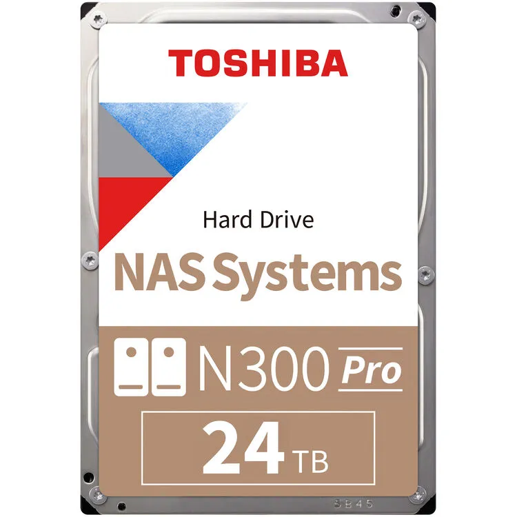 Toshiba HDWG82EXZSTB N300 24TB, Disco duro especial para NAS.